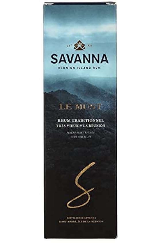 Savanna LE MUST Traditionnel Reunion Island Rum 45% Vol. 0,7l in Giftbox NQNJnY8I