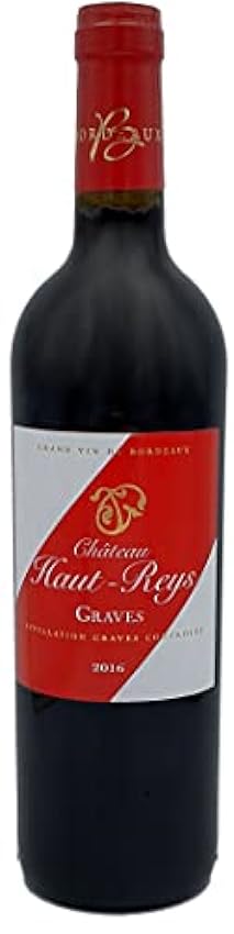 Coffret bois cadeau - vin rouge Bordeaux AOC Graves rouge - millésime 2016 b - bouteille 75 cl - bel emballage prêt à offrir LXeyMoU4
