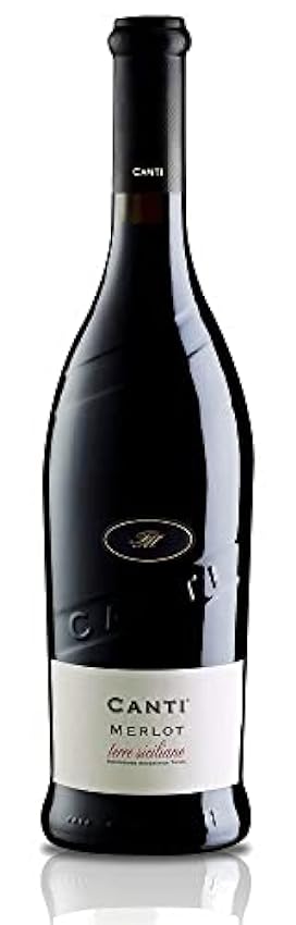 Sant´Orsola Nero d´Avola D.O.C. Sicilia Vin Rouge Italien Set de 6 Bouteilles x 75 cl & Canti Merlot Terre Siciliane I.G.T. Vin Rouge Sec Italien Set de 6 Bouteilles x 75 cl OP0MpkdW