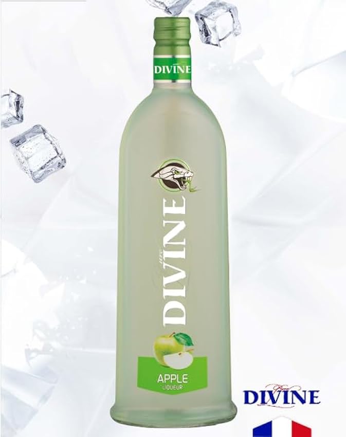 Pure Divine - Liqueur aromatisée à la Pomme à base de Vodka des Vosges du Nord - 16,6% vol. (1 x 0,70 l) lP06cVvz