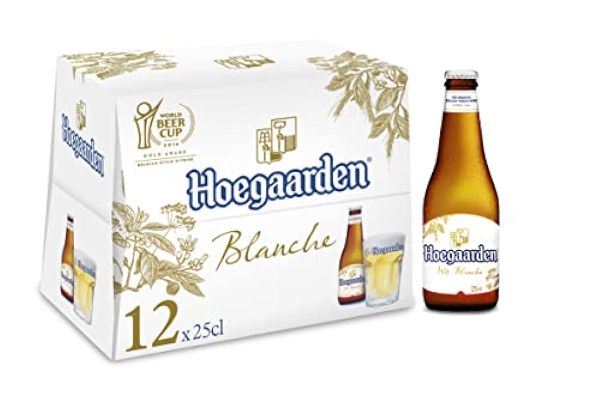 Bière Hoegaarden Blanche 4.9% Pack 12 Bouteilles 25cl & Bière Leffe Rituel 9° Pack 12 Bouteilles 25cl MDjuq8Xp